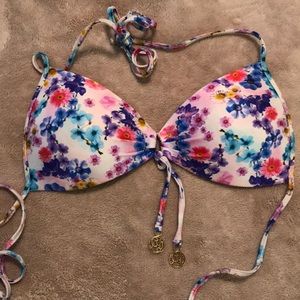 Luli Fama Molded Push Up Bandeau Top